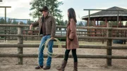 John Dutton (Kevin Costner) und Monica Dutton (Kelsey Asbille)