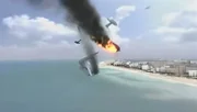 CGI-BILD: Der Flügel bricht während Flug 101 ab.