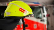 Feuerwehrmütze.