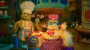 v.li.: Tiny Chef, Henry, Olly, Ruby