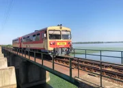 Über den Theiß-Stausee – westlich von Debrecen.