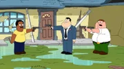L-R: Cleveland Brown, Stan, Peter Griffin