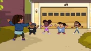 v.li.: Nicole, Cannonball, Sparkle Cadet, Diane, Craig