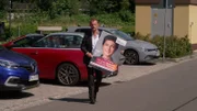 Spitzenkandidat Jörg Scheibe aus Sachsen: Mit Wagenknecht auf Wahlkampftour, notfalls auch aus Pappe.