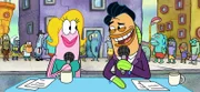 Vorne, l-r: Barbara, Clint