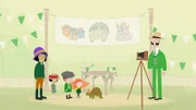 Der runde Geburtstag von Schildkröte Sonia muss gebührend gefeiert werden - am besten in historischen Kostümen.