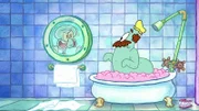 L-R: Squidward, Cecil