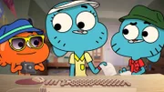 v.li.: Darwin, Nicole, Gumball