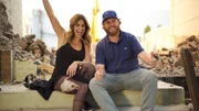 Host Alison Victoria and contractor Donovan Eckhardt at their renovation after demolition went further than expected on Windy City Flip
