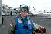 Aircraft Carrier Crewman, Curt Doussett pictured.