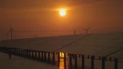 Der Solarpark im chinesischen Shandong trägt den inoffiziellen Titel „größtes schwimmendes Solarkraftwerk der Erde“.