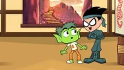 v.li.: Beast Boy, Robin