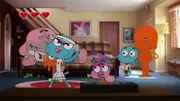 v.li.: Richard, Darwin, Nicole, Anais, Gumball, Felicity