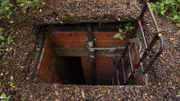 Einstieg ins Bunker am Reigate Hill