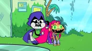 v.li.: Raven, Starfire.