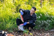 Der Detektiv fand am Tatort Beweise