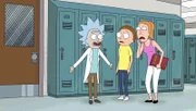 L-R: Rick, Morty, Summer