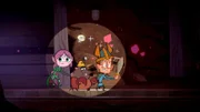 In der Mine gruseln sich Ephi, Ratrick, Marcus und Lumi.