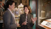 Zusätzlich zum Interview führt die Königin die Filmemacherin und Königshausexpertin des ZDF, Julia Melchior, auf einem Rundgang durch die Palast-Ausstellung zum 50. Thronjubiläum ihres Mannes, König Carl Gustaf.