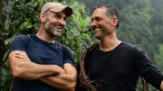 L-R: Ed Stafford und John Hudson in Indien.