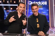 Die Kandidaten des Teams „Comedy“: Bülent Ceylan (l.) und Rick Kavanian (r.), beide Comedians.
