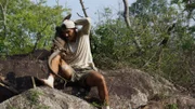 Frank with a monitor lizard.