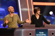 Die Kandidaten des Teams „Schauspiel“: Jürgen Vogel und Natalia Belitski.