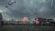 v.li.: Darwin, Rirchard, Nicole, Gumball, Anais