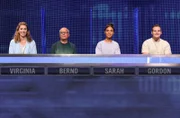Die Kandidat:Innen: Virginia Spinsanti, Bernd Müller, Sarah Donaldson und Gordon Sander.