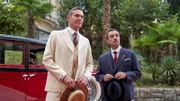 l-r: Cecil Ainsworth (Mark Umbers), Vincenzo Danioni (Pasquale Esposito)