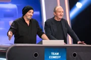 Die Kandidaten des Teams "Comedy": Mike Krüger und Torsten Sträter, beide Comedian.
