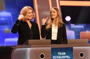 Die Kandidatinnen des Teams „Schauspiel“: Die Schauspielerin Veronica Ferres (l.) mit ihrer Tochter Lilly Krug (r.).