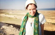 Julia Finkernagel am Aralsee in Karakalpakistan Usbekistan.
