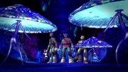 L-R: April, Donatello, Leonardo, Raphael, Michelangelo