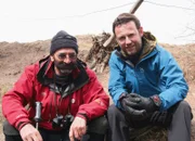 SF bi de Lüt Wunderland Staffel 1, Episode 7 Augustin Rion, Bergführer und Sicherheitschef Val d'Anniviers mit Moderator Nik Hartmann.