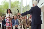 (l-r) Andie MacDowell as herself, Neil Bremer (Ted Danson)