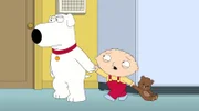 Brian Griffin (l.); Stewie Griffin (r.)