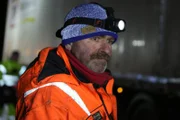 Bjoern working at the crash site.