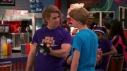 L-R: Captain Man / Ray Manchester (Cooper Barnes), Henry Hart (Jace Norman)