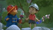 Paddington und Jonathan Brown.