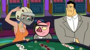 Spanky Ham (m.), Captain Leslie Hero (r.)