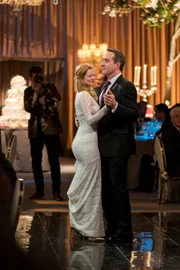 L-R: Shiv Roy (Sarah Snook) und Tom (Matthew Macfadyen)