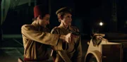 L-R: Wasif (Shvan Aladdin), James Beal (Philip Alexander)