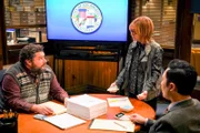 (l-r) Bobby Moynihan as Jayden, Holly Hunter as Arpi, Mike Cabellon as Tommy