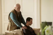 L-R: Logan Roy (Brian Cox) and Kendall Roy (Jeremy Strong)