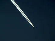 sky, aircraft, vapour trail, environment, flight, airplane, jet, plane, aviation, transportation, transport, airliner, fly, trip, airport, sun, horizon, speed, tourism, cargo, cargo plane, vacation, wing, cloud, passenger, holiday, blue, air, business