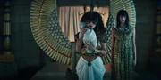 L-R: Aset (Salome Azizi), Aset's Child (Catherine Salazar)