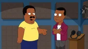 Cleveland Brown (l.); Kenny West (r.)