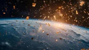 Die Gefahr von Weltraumtrümmern in der Erdumlaufbahn erinnert an die Herausforderungen der Weltraumforschung und Satellitennavigation.