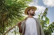 Landwirt Luis Mesa auf seiner Permakultur-Farm auf Fuerteventura.